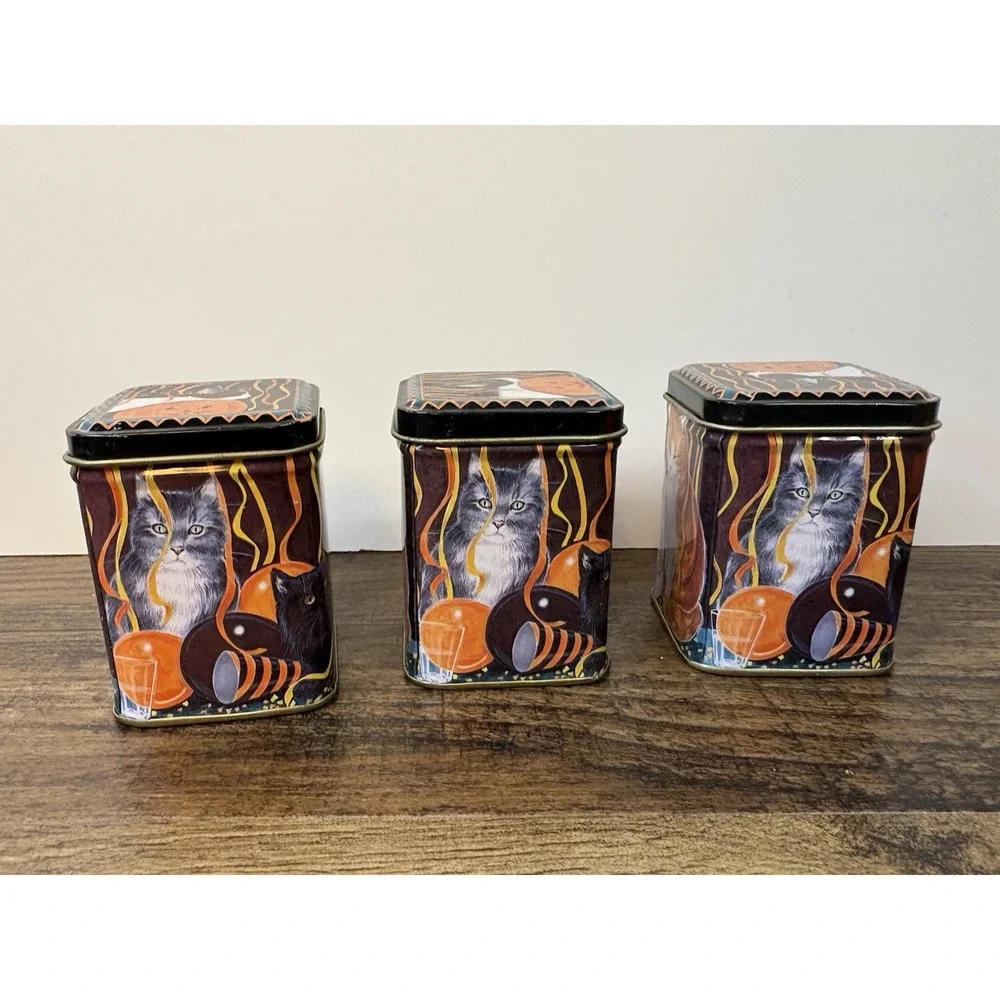 Vintage Lot Of 3 Halloween Cat 3